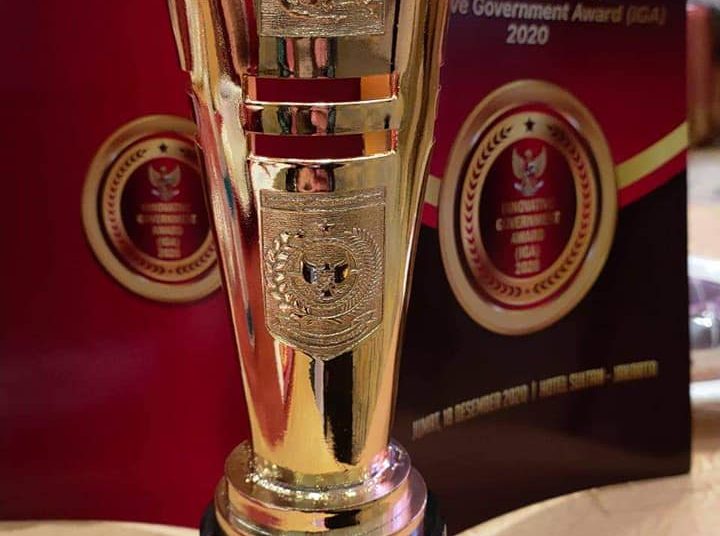 Prestasi IGA (Inovasi Goverment Award) 2021 Kabupaten Muara Enim Turun Lagi menjadi no 11