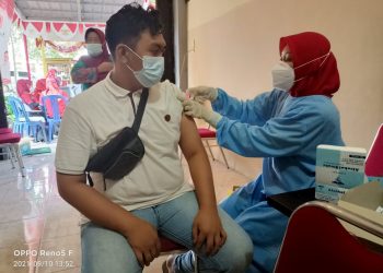 DPC Projo Muara Enim Gelar Vaksinasi Dosis kedua