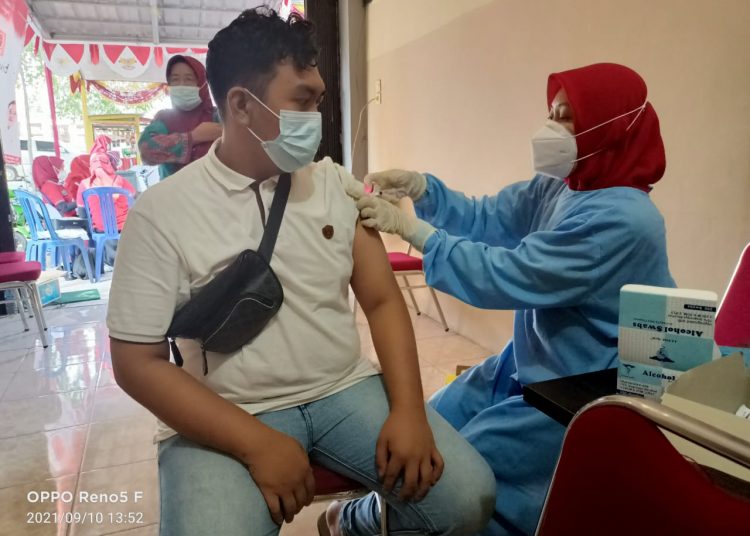 DPC Projo Muara Enim Gelar Vaksinasi Dosis kedua