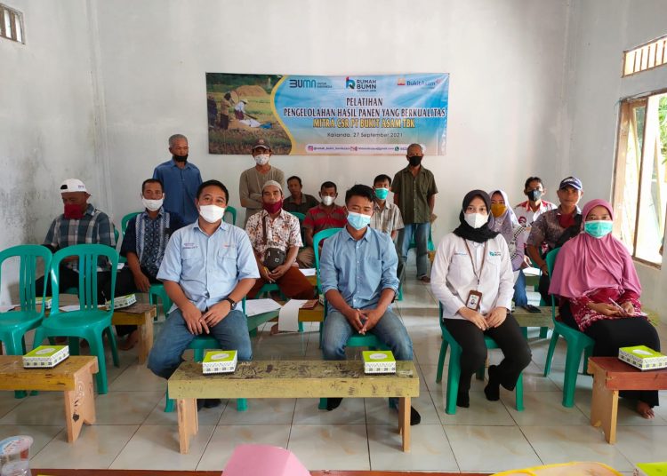 Rumah BUMN PT Bukit Asam Menggelar Pelatihan Pengelolaan Pasca Panen