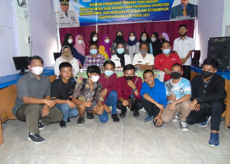 Dinas Sosial Berikan Pelatihan Keterampilan Kepada Anak Terlantar, Anak Jalanan dan Penyandang Disabilitas.