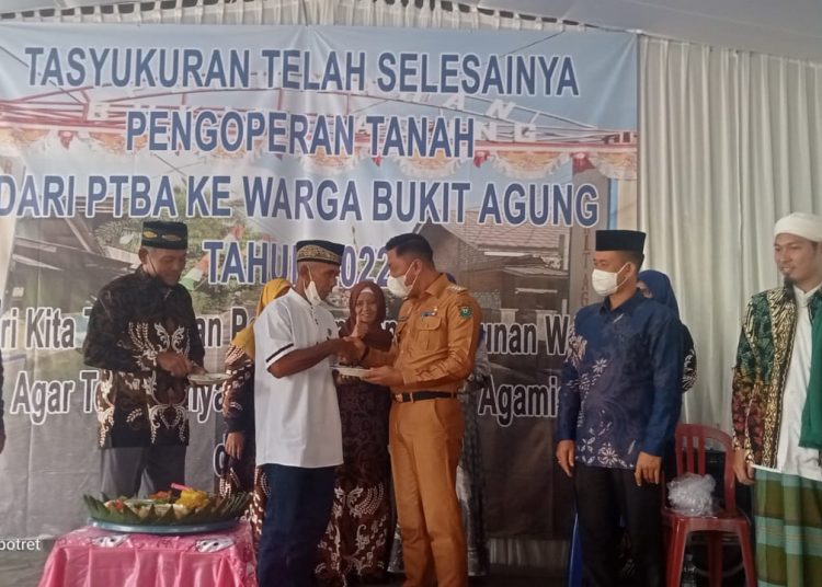 Camat Lawang Kidul Hadiri Tasyakuran Atas Hak Milik Atas Tanah Warga Bukit Agung