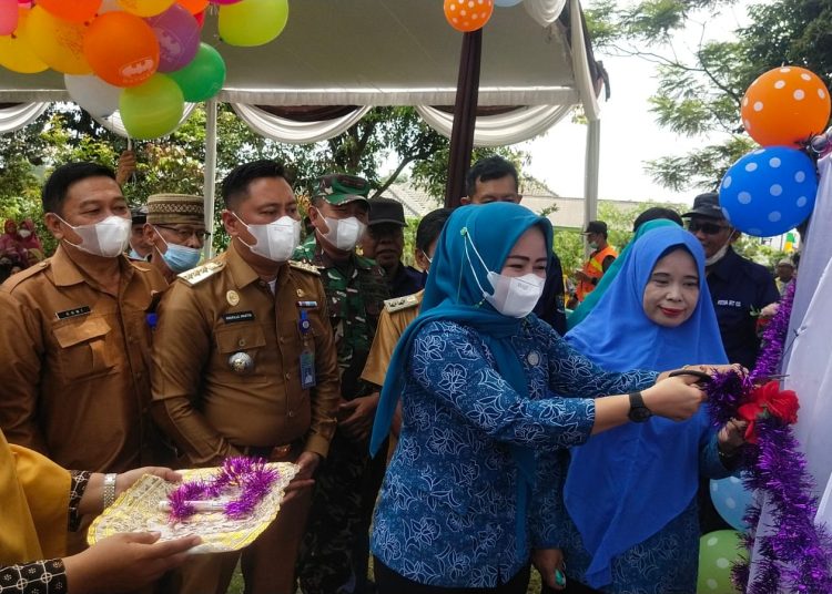 Santi Yosiana Resmikan Posyandu LOVE BIRD RW 13 Kelurahan Tanjung Enim Kecamatan Lawang Kidul