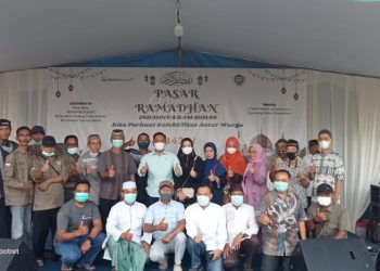 Dengan Tema “Indahnya Ramadhan Kita Perkuat Kolektifitas Antar Warga” Pasar Ramadhan Karang Asam di Buka