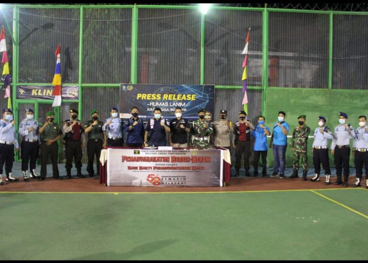 Lapas Muara Enim Gelar Razia Gabungan Kamar Hunian Para Warga Binaan