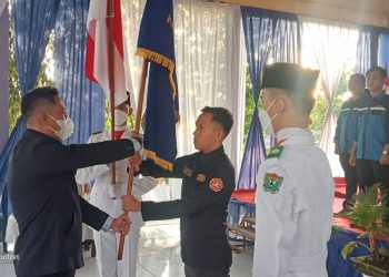 Wahyu Dilantik & di Kukuhkan sebagai Ketua Karang Taruna Kecamatan Lawang Kidul