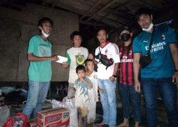 Milanisti Indonesia Basis Serasan Sekundang Menggelar Acara Bakti Sosial ke 9