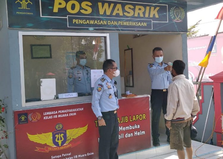 Hari Ke – 2 Perayaan Idul Fitri, Lapas Muara Enim Kemenkumham Sumsel Terus Berikan Layanan Prima