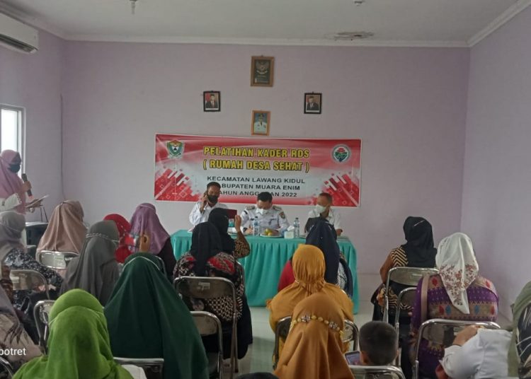 Camat Lawang Kidul Buka Pelatihan Kader Rumah Desa Sehat (RDS) Lawang Kidul