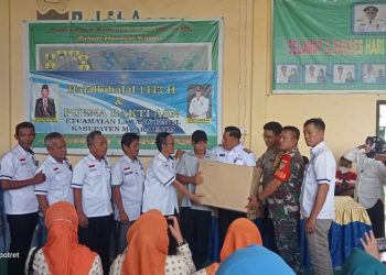 Camat Lawang Kidul terharu saat Melepas Pegawai Purnabakti di Kelurahan Tanjung Enim