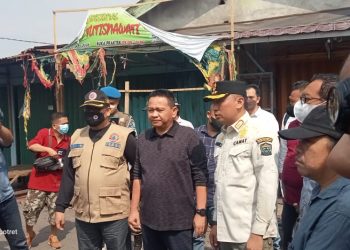 Plh Bupati Muara Enim Sambangi Lokasi Kebakaran di Pasar Tanjung Enim
