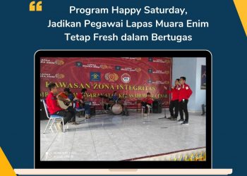 Lapas Muara Enim Adakah Program Happy Saturday, Agar Pegawai Tetap Fresh Dalam Bertugas