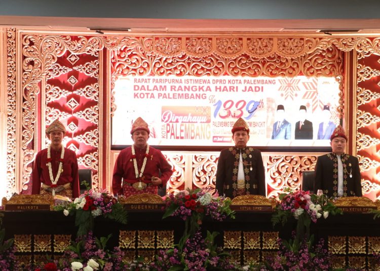 Rapat Paripurna Istimewa Hari Jadi Kota Palembang ke- 1339