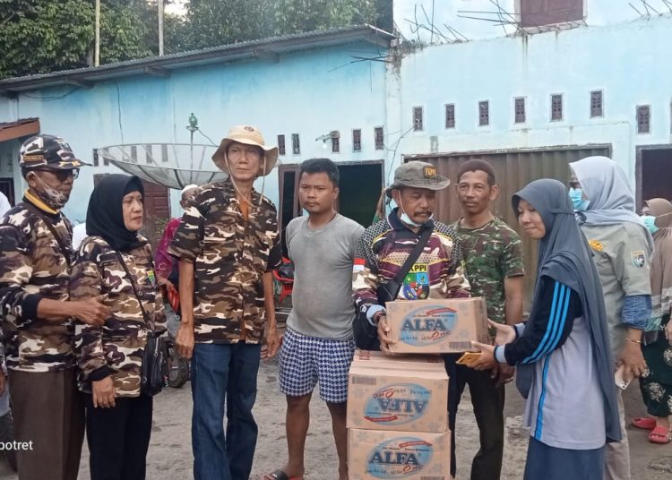 FKPPI Rayon 0604-05 Lawang Kidul Salurkan Bantuan Ke warga