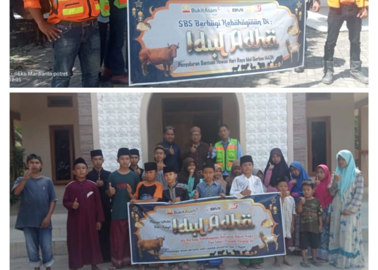 PT.SBS Berbagi Kebahagiaan,Salurkan Hewan Kurban Idul Adha 1443 H