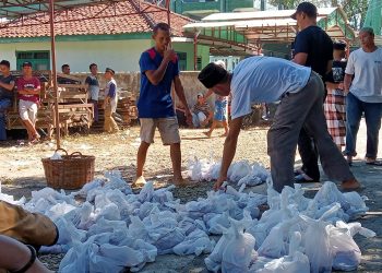 Masjid Al-Amin Laksanakan Penyembelihan Hewan Kurban