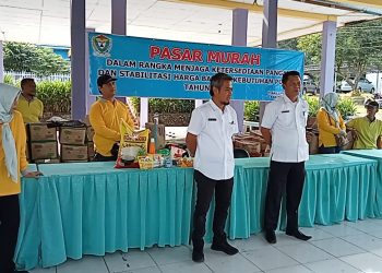 Disperindag Kabupaten Muara Enim Gelar Pasar Murah di Kecamatan Lawang Kidul