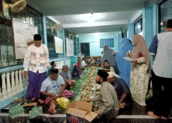 Sambut Tahun Baru Islam 1444 H,Masyarakat Kelurahan Pasar 1 Muara Enim Gelar Tausiyah di Masjid Al-Amin