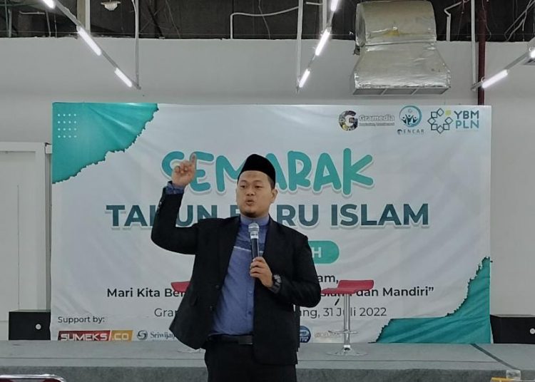Inilah  Pesan Motivator Nasional Ustadz Reno di Gramedia World Pelembang Dalam Semarakkan Tahun Baru Islam 1444 H