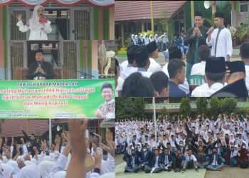 Wow,MAN 1 Kota Prabumulih Hadirkan Motivator Nasional Ustadz Reno Sebagai Penceramah Tabligh Akbar Tahun Baru