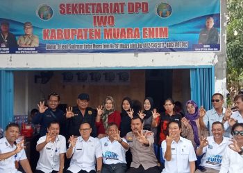 Hari Jadi DPD IWO Muara Enim ke 10 Tahun, Gelar Syukuran Sekaligus Resmikan Sekretariat