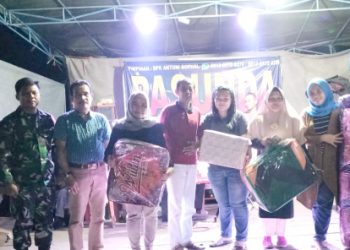 Setelah diadakan berbagai perlombaan dalam rangka memeriahkan HUT RI ke 77, pada malam harinya dilaksanakan pembagian hadiah kepada para pemenang lomba