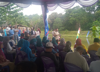 Lomba Bidar di Danau Cecuho di Buka Langsung Pj.Bupati Muara Enim