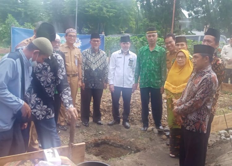 PWM Sumsel Lakukan Peletakan Batu Pertama Pembangunan Gedung Dakwah Muhammadiyah Muara Enim