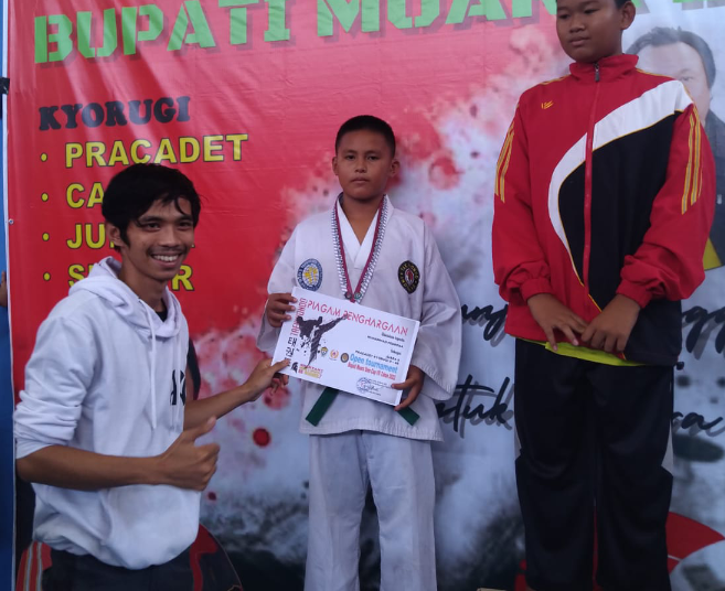 Pedrosa Juara II Taekwondo Bupati Cup VII 2022 Muara Enim