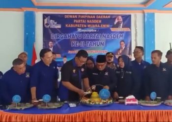 Ratusan Peserta Lomba Senam Maumere Meriahkan HUT Partai Nasdem ke 11 Tahun