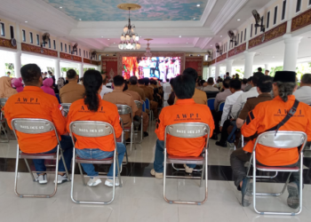 DPC AWPI Muara Enim Hadiri Sambut Pamit Kapolres Aris Rusdianto ke Andi Supriadi