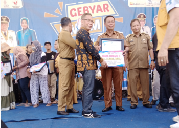 Kecamatan Ujanmas Meraih juara Dua di Kategori Stan terfavorit Dalam Gebyar UMKM Sekebupaten Muara Enim