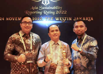 PTBA Raih Penghargaan Asia Sustainability Reporting Ranting 2022