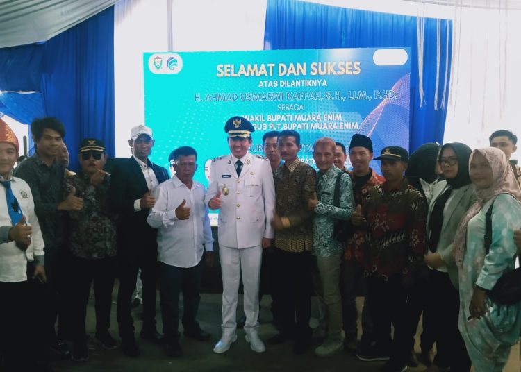 Plt Bupati Muara Enim Dilantik, Ahmad Usmarwi Kaffah: Siap Membangun dan Memajukan Muara Enim