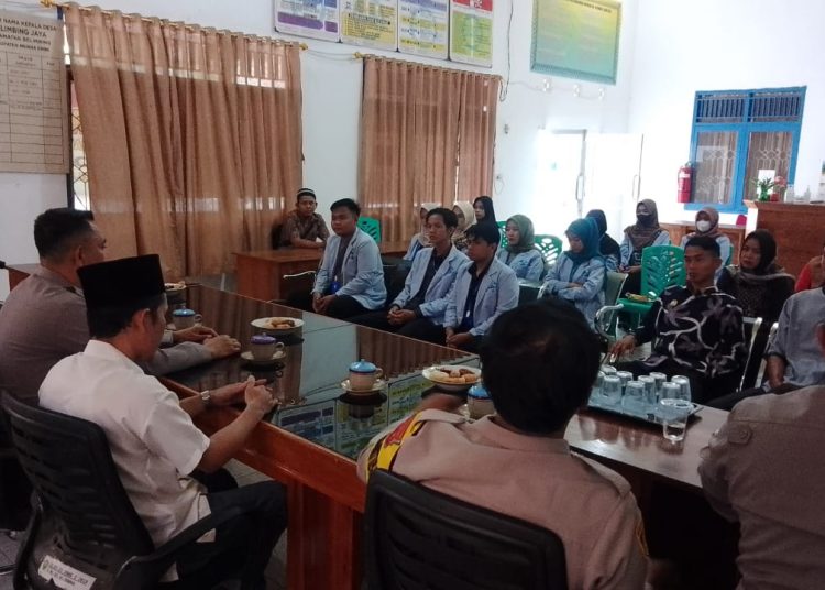 Polisi Tampung Keluh Kesah Warga Belimbing Jaya Muara Enim di Jum’at Curhat