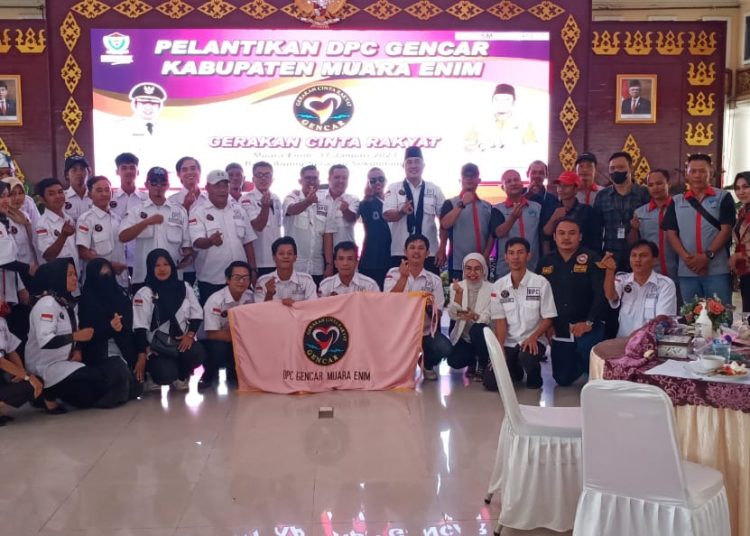 AWPI Muara Enim: Selamat Atas Dilantiknya Dan Dikukuhkannya Kepengurusan Ormas GENCAR Periode 2023-2028