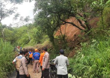 Bencana Tanah Longsor, Polisi Terjun Tanggap Cepat di TKP