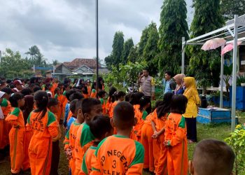 Marak Isu Penculikan Polsek Gelumbang Terjun Berikan Binluh