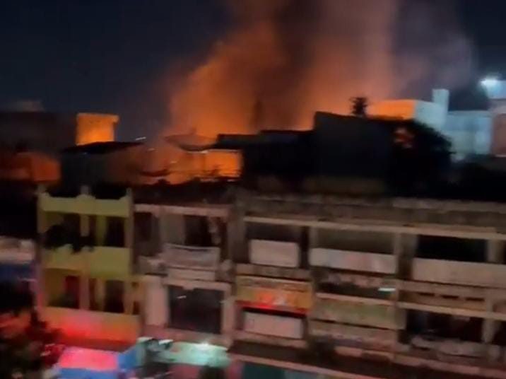 Jago Merah di Kawasan Pasar Prabumulih Malam Ini Mengamuk