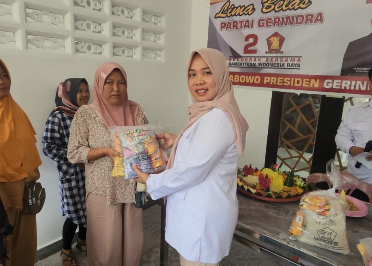 HUT Partai Gerindra ke- 15 Ponira Salurkan Bantuan Usaha & 500 Paket Sembako
