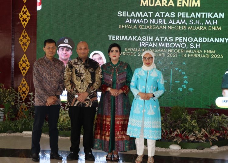 Kapolres Hadiri Giat Kenal Dan Pamit Kajari Muara Enim