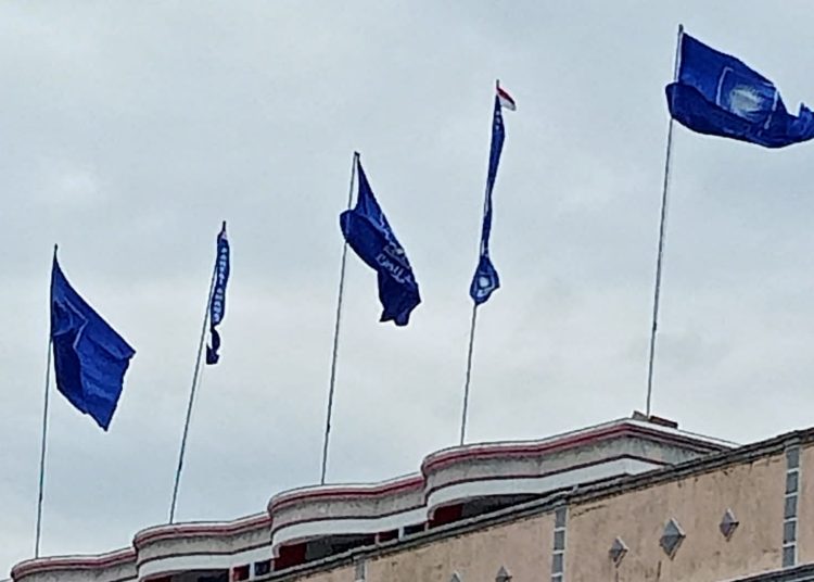 Bendera Partai Politik Mulai Banjiri Kawasan Wilayah Gelumbang Raya Muara Enim
