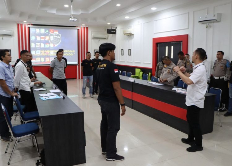 Efektif Dalam Penangkapan, Personil Satreskrim Polres Muara Enim Diberikan Pelatihan