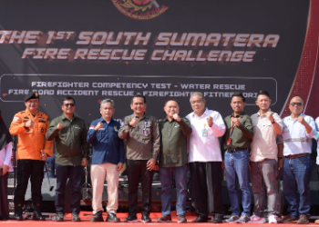 PTBA Gelar The 1st South Sumatera Fire And Rescue Challenge