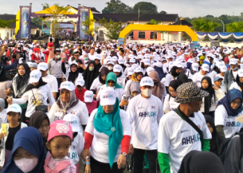 HUT ke-25 Kementerian BUMN, Bukit Asam Gelar Jalan Sehat di 6 Kabupaten