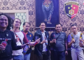 Malam Ramadhan, Polisi Sita Ratusan Botol Miras