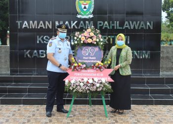 Hari Bhakti Pemasyarakatan ke – 59 Lapas Kelas IIB Ziarah Taman Makam Pahlawan Ksatria Pertiwi