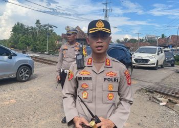 Uraian Kemacetan, Kapolres Muara Enim Pimpin & Perintahkan Jajaran Tidak Segan Laksanakan Diskresi Kepolisian Terkait KA Babaranjang