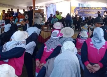 Jalan Sehat, Senam & Door Prize Isi Kegiatan Sedekah Dusun Lembak ke 751