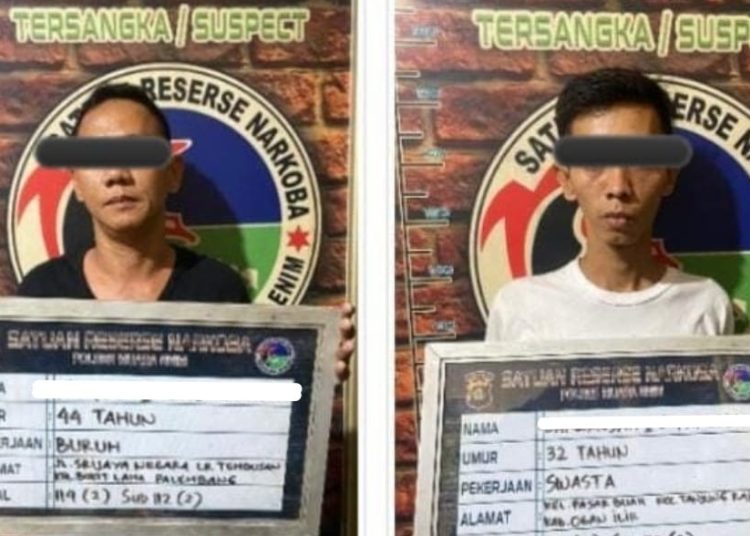 Pengiriman Narkoba Dari Ogan Ilir ke Lubai Muara Enim Digagalkan, Ini Indentitas Pelakunya…